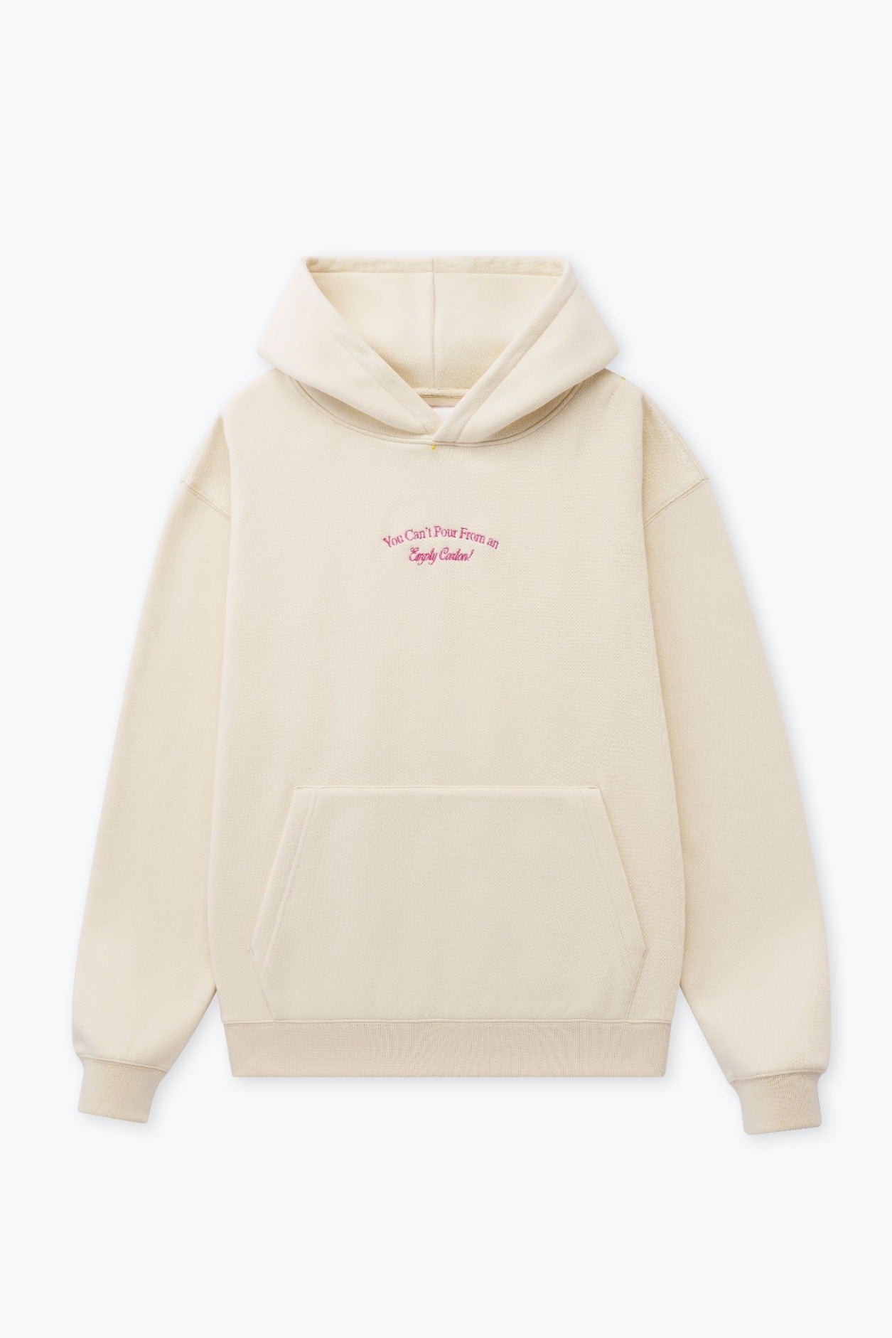 YOU CAN'T POUR FROM AN EMPTY CARTON HOODIE