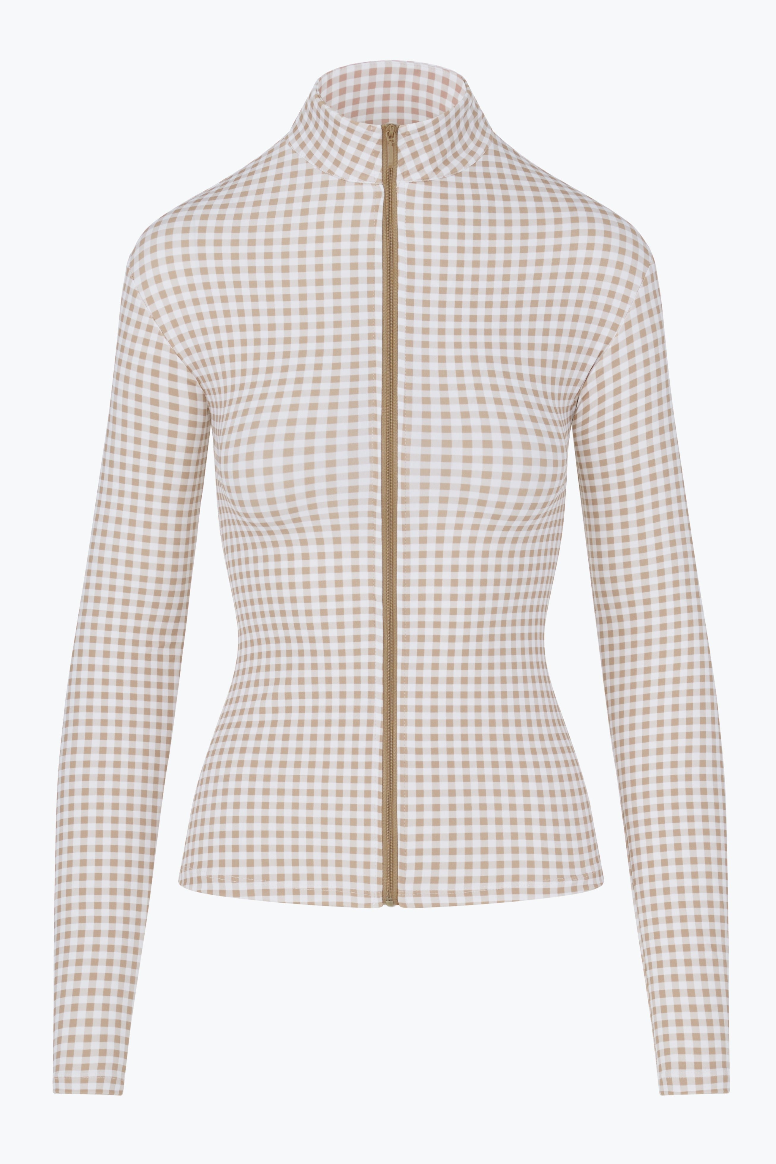 WALNUT GINGHAM HARPER ACTIVE JACKET
