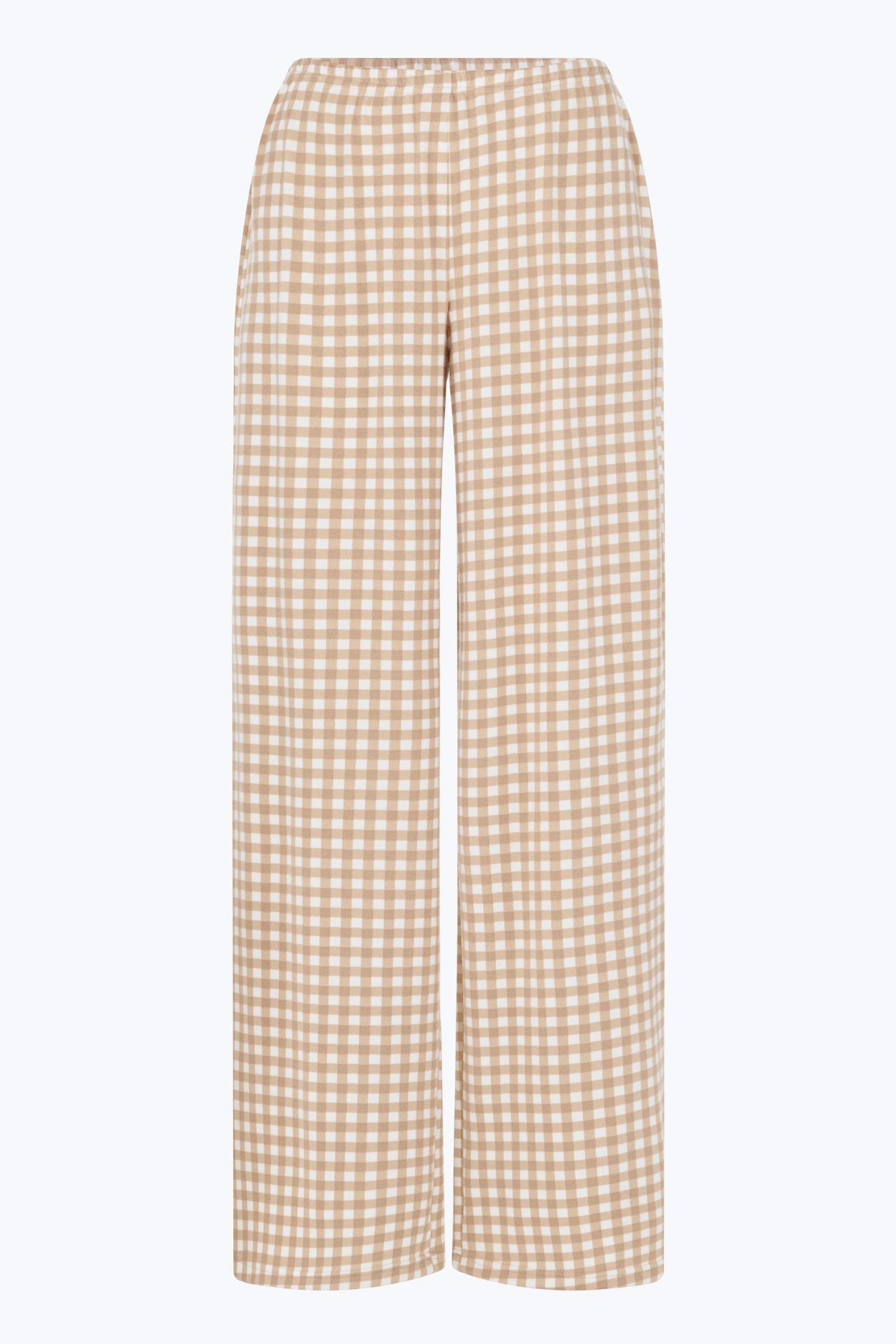 WALNUT GINGHAM LUNA LOUNGE BOTTOMS