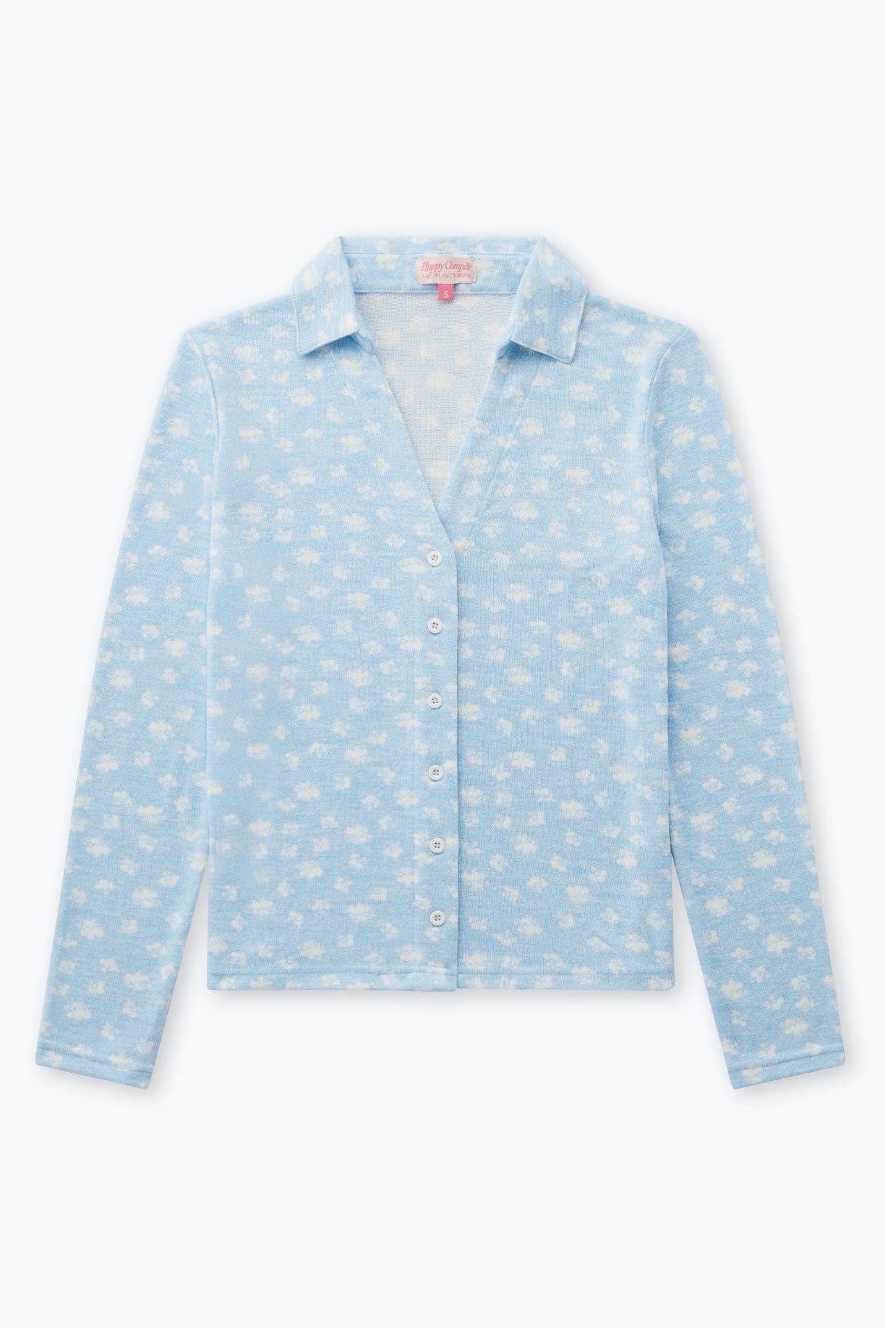 Ditsy Blue Mia Pajama Top