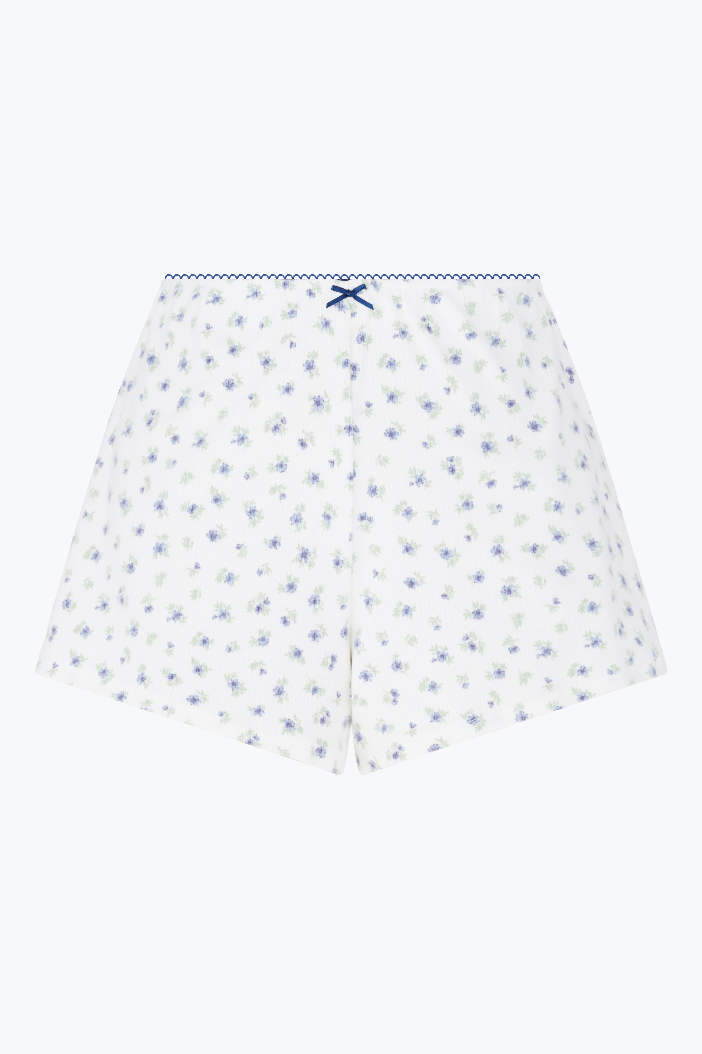 PERIWINKLE PETALS OLIVIA SHORTS