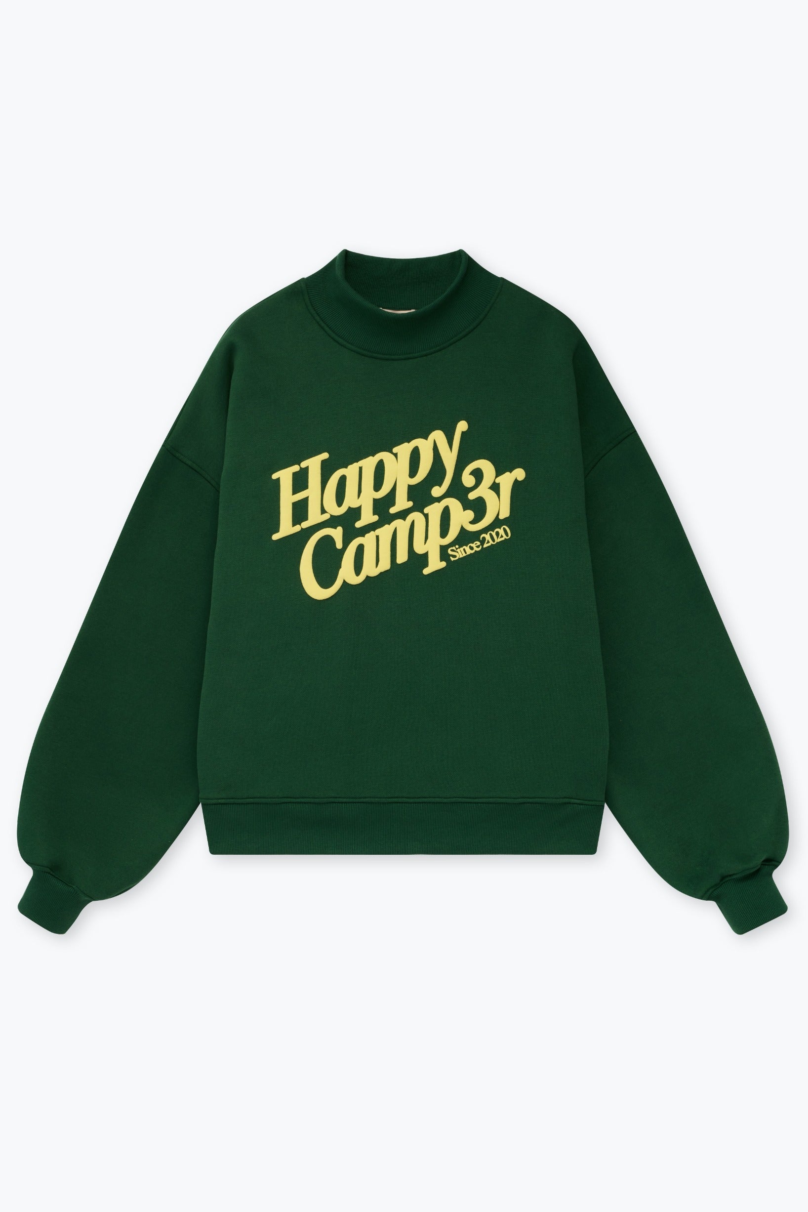 Puff Series Mockneck - Forest Green