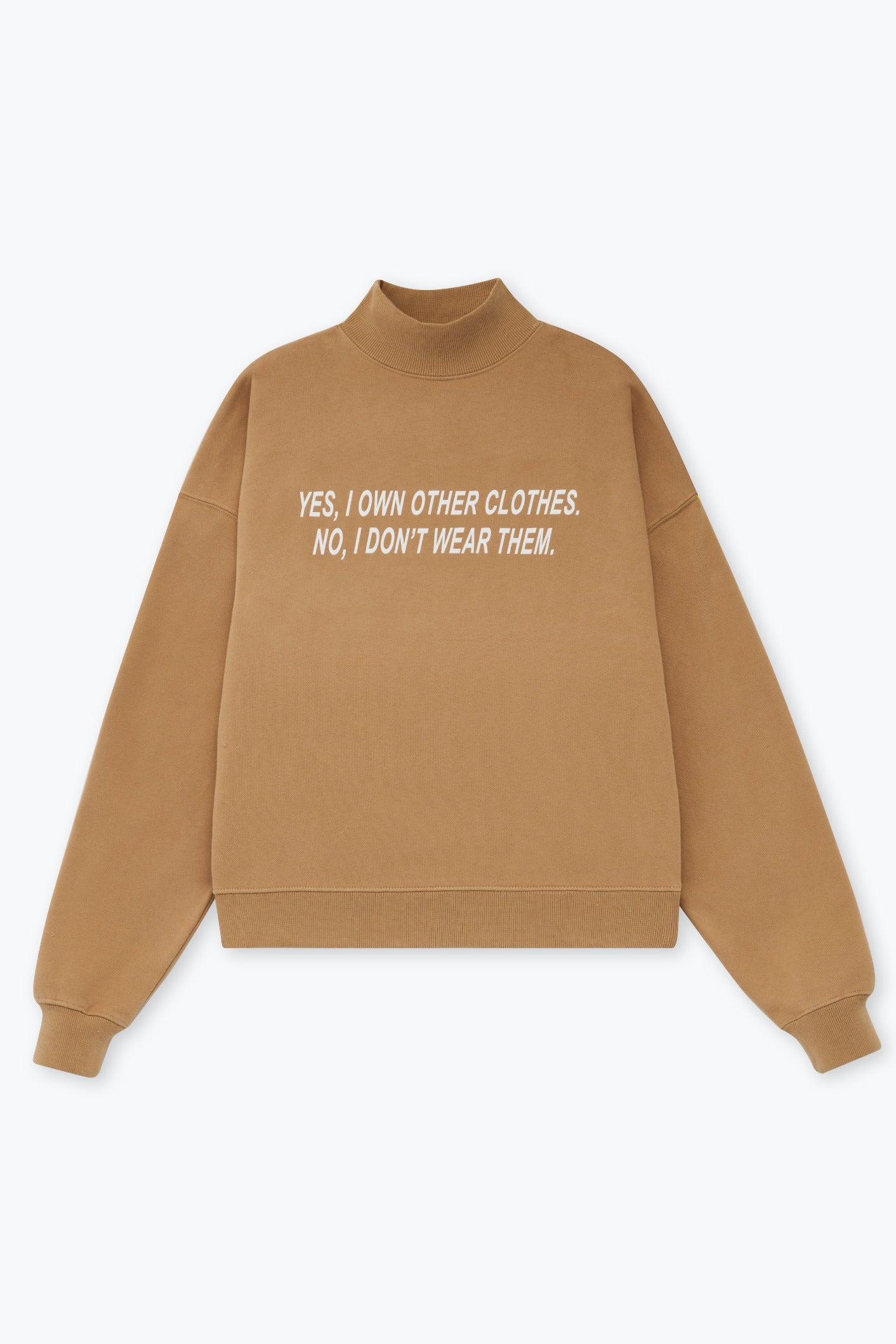 I OWN OTHER CLOTHES MOCKNECK SWEATSHIRT