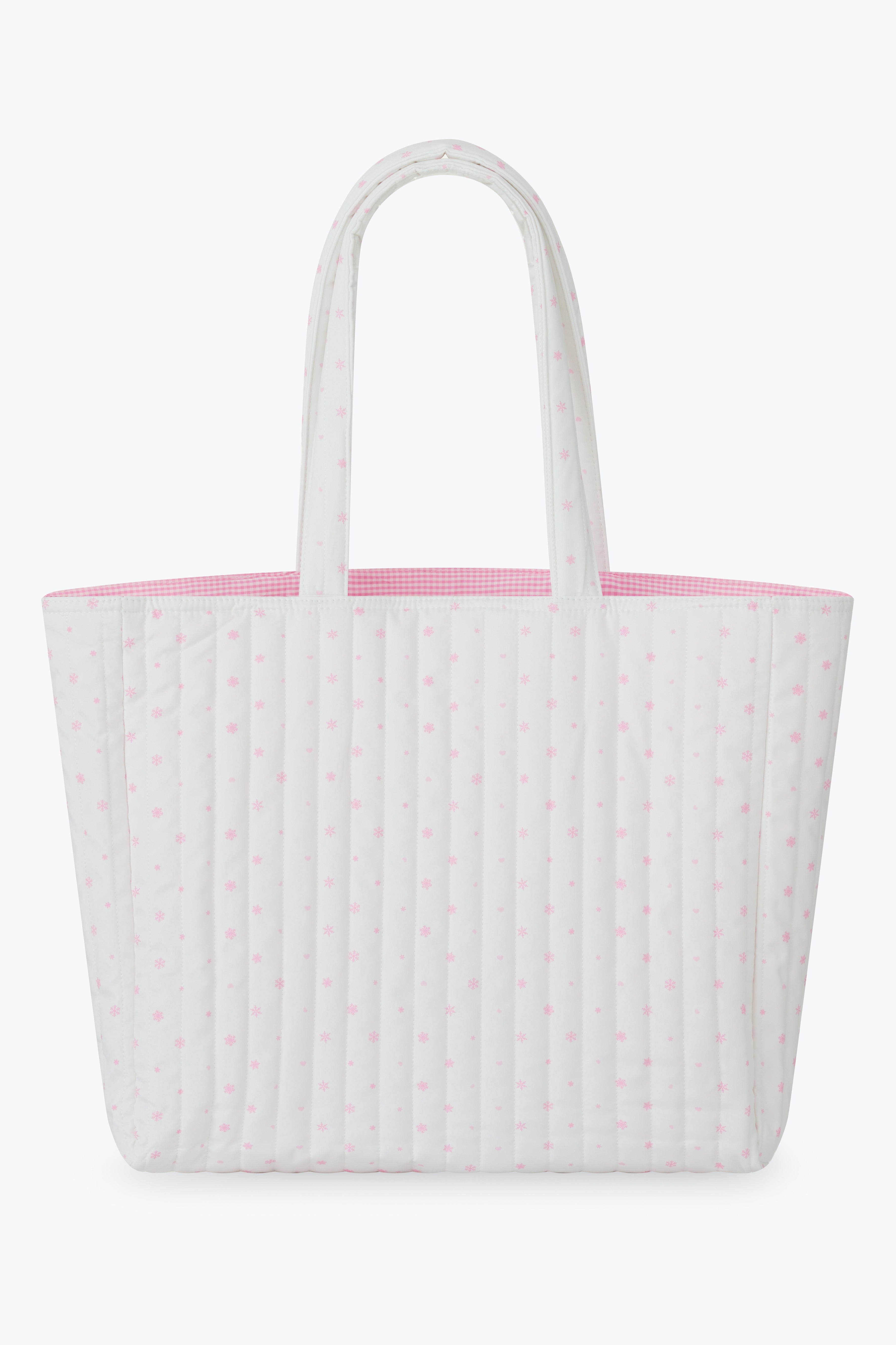 Pink Flurry Large Tote