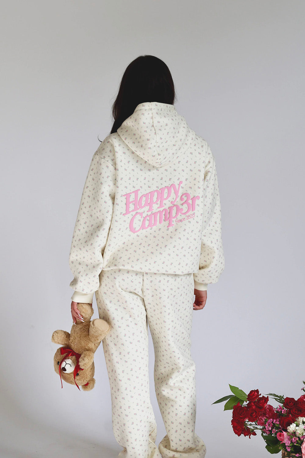 トップス JCAESAR FLOWER HOODIE Vintage Flower Hoodie