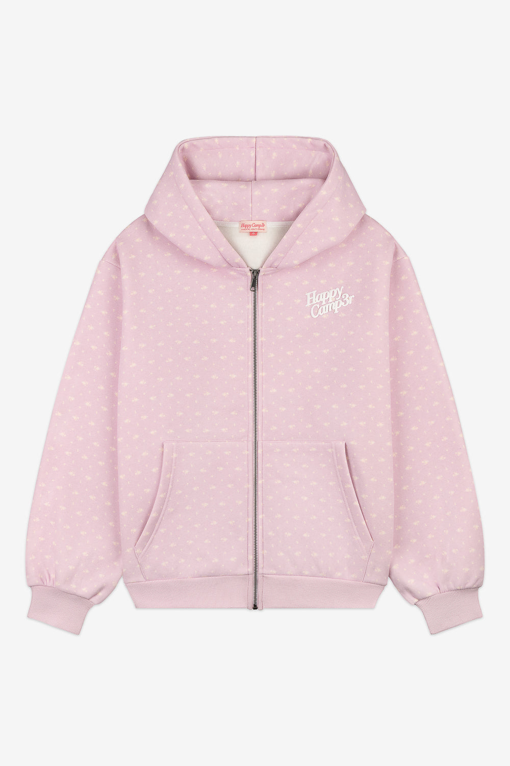 Lavender Bloom Zip Up Hoodie