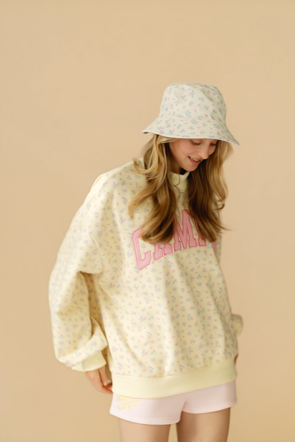 Sugar Rose Reversible Bucket Hat
