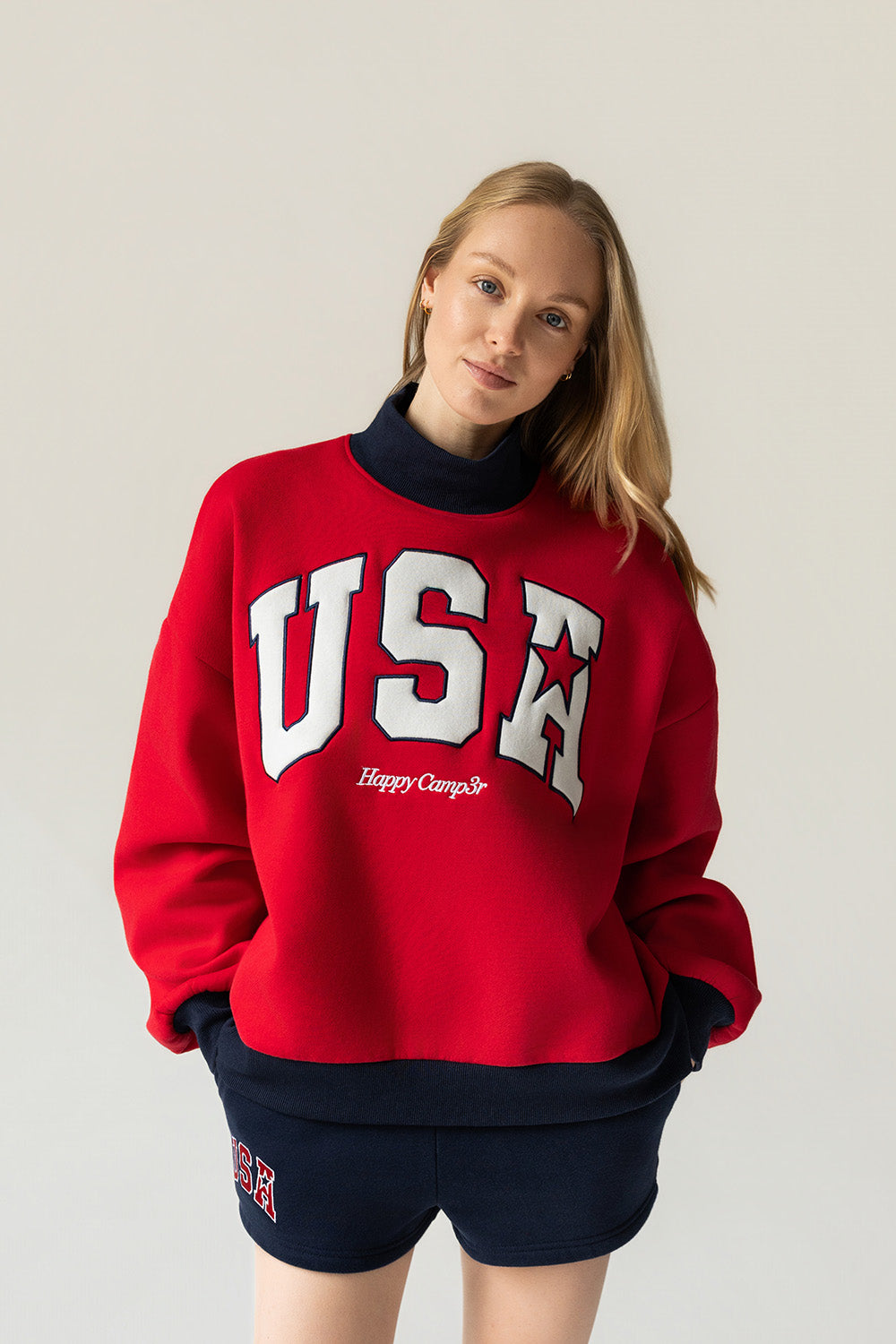 USA Mockneck Sweatshirt