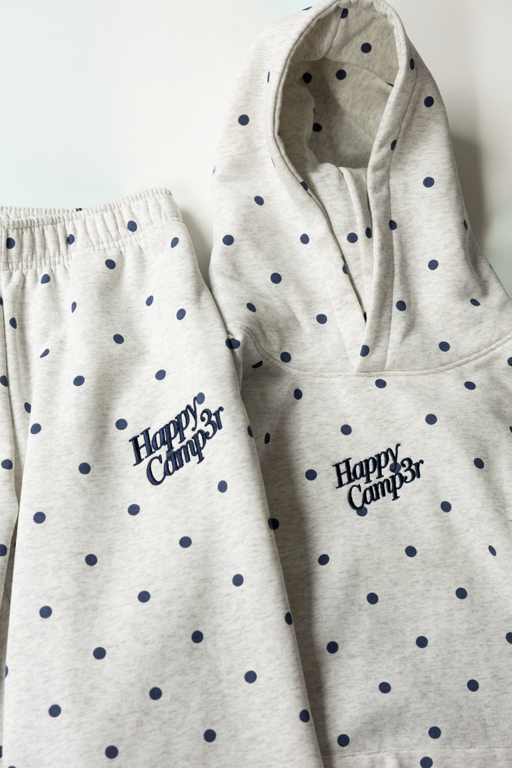 Heather Gray Polka Dot Sweatpants