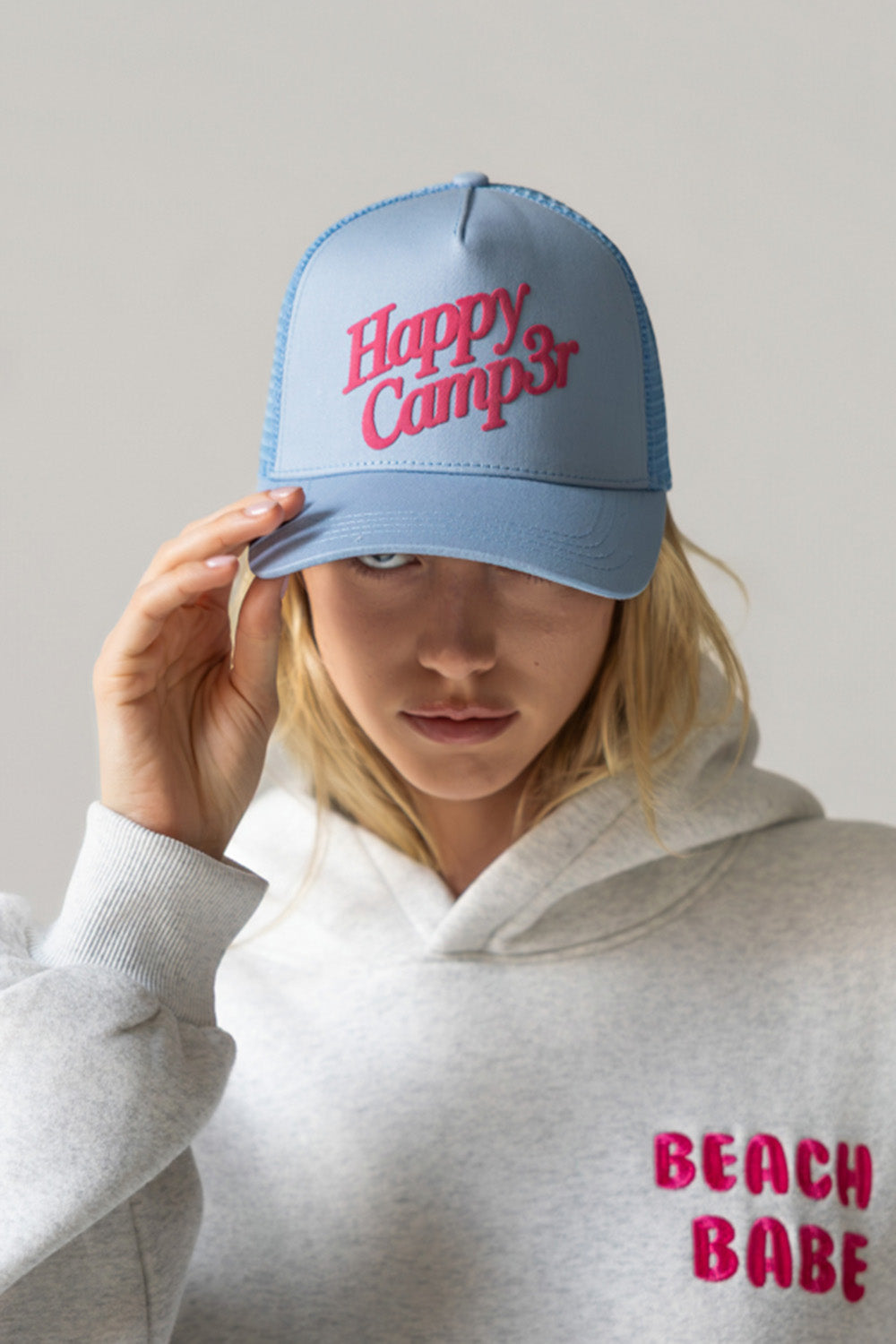 Pastel Blue Trucker Hat