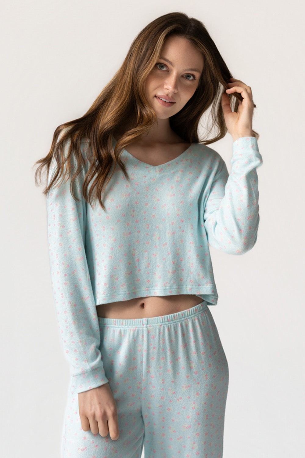 Aqua Mist Luna Lounge Top