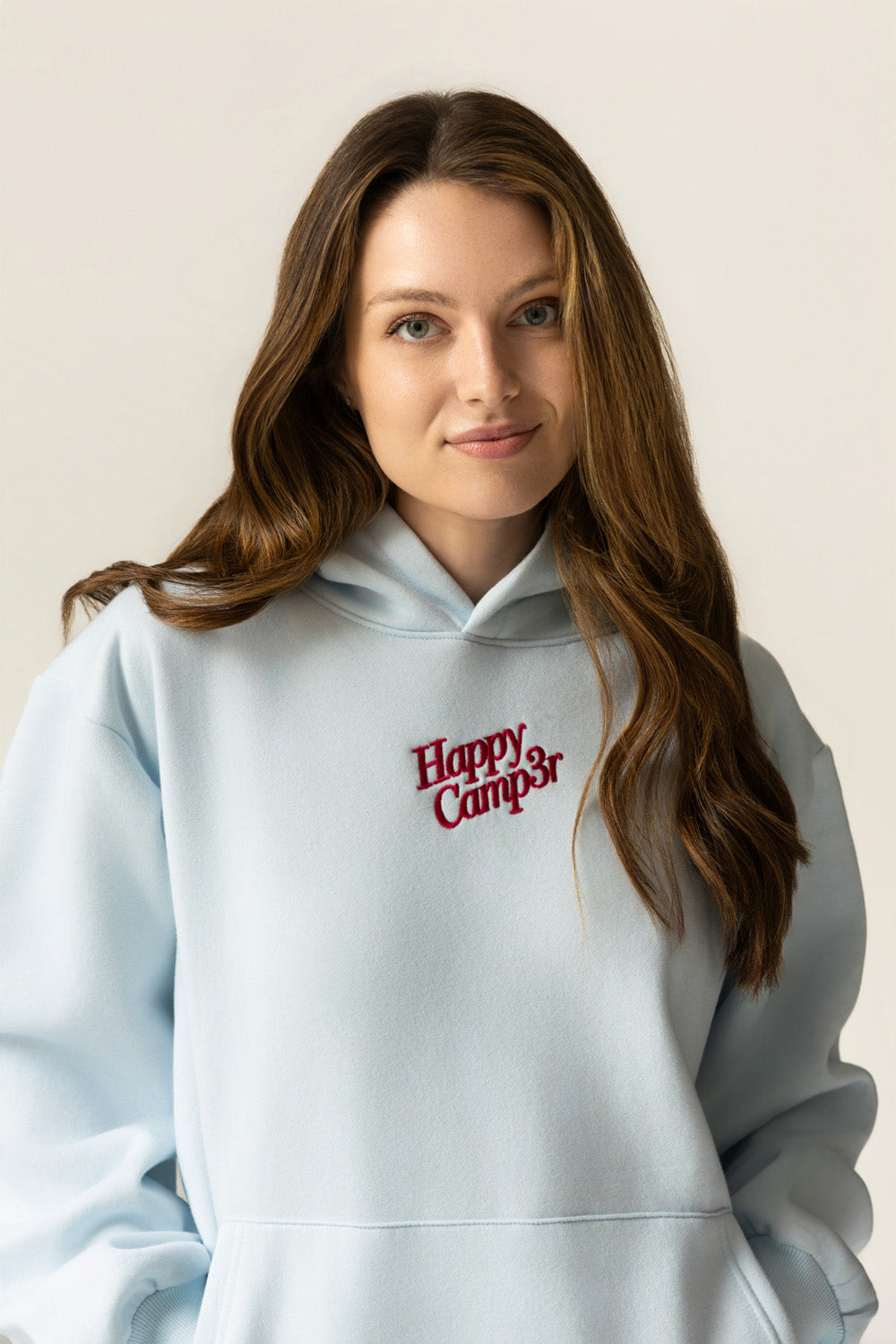 Pastel Blue Applique  Hoodie