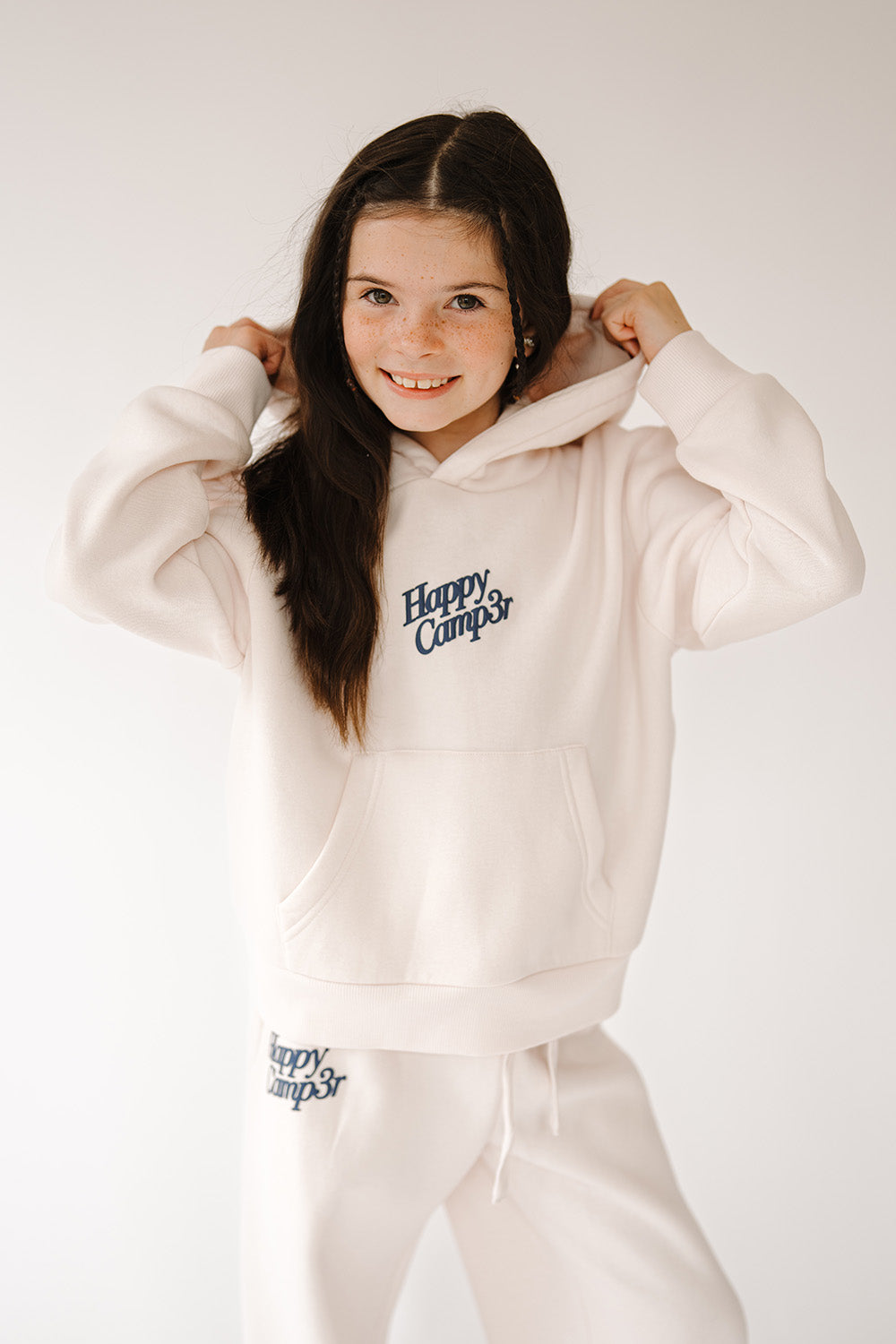Puff Series Core Youth Hoodie - Light Pink