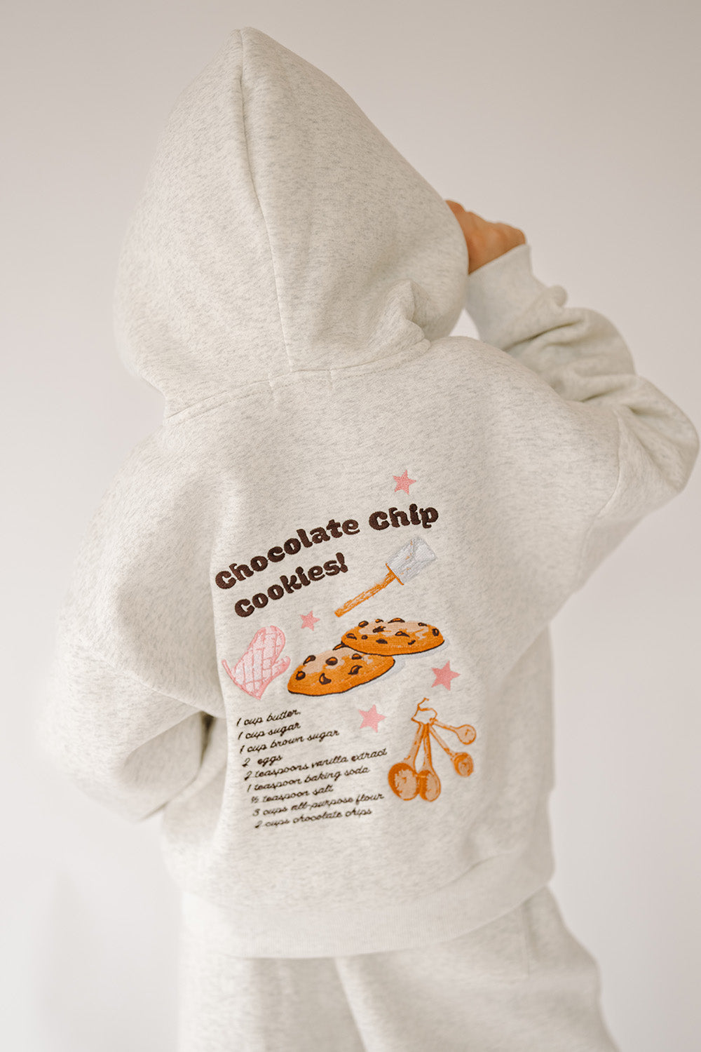 Chocolate Chip Cookies Youth Zip Up Hoodie