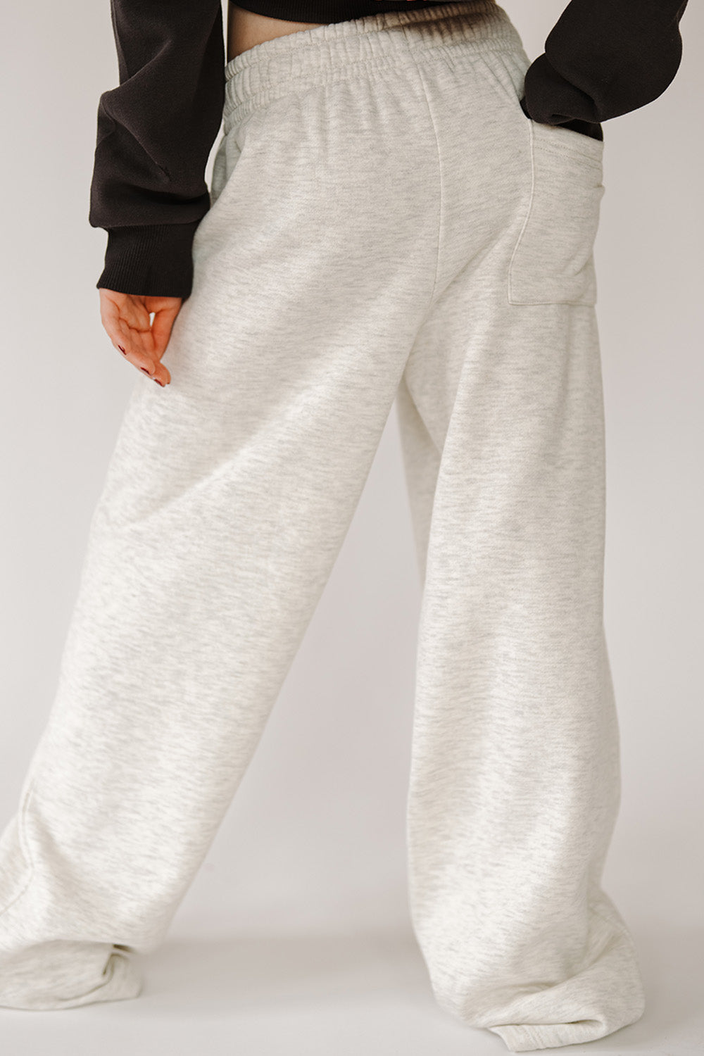 Puff Series Youth Sweatpants - Oatmeal Heather Gray
