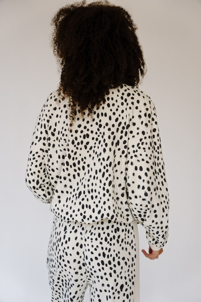 Dalmatian Darling Lexi Mockneck
