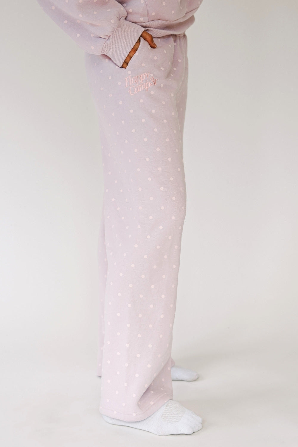 Purple Mist Dot Sweatpants