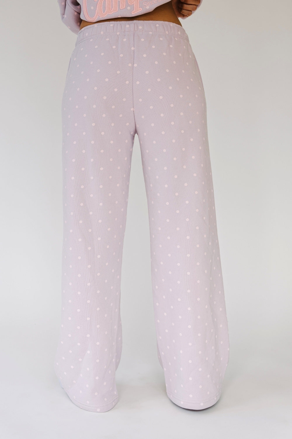 Purple Mist Dot Sweatpants