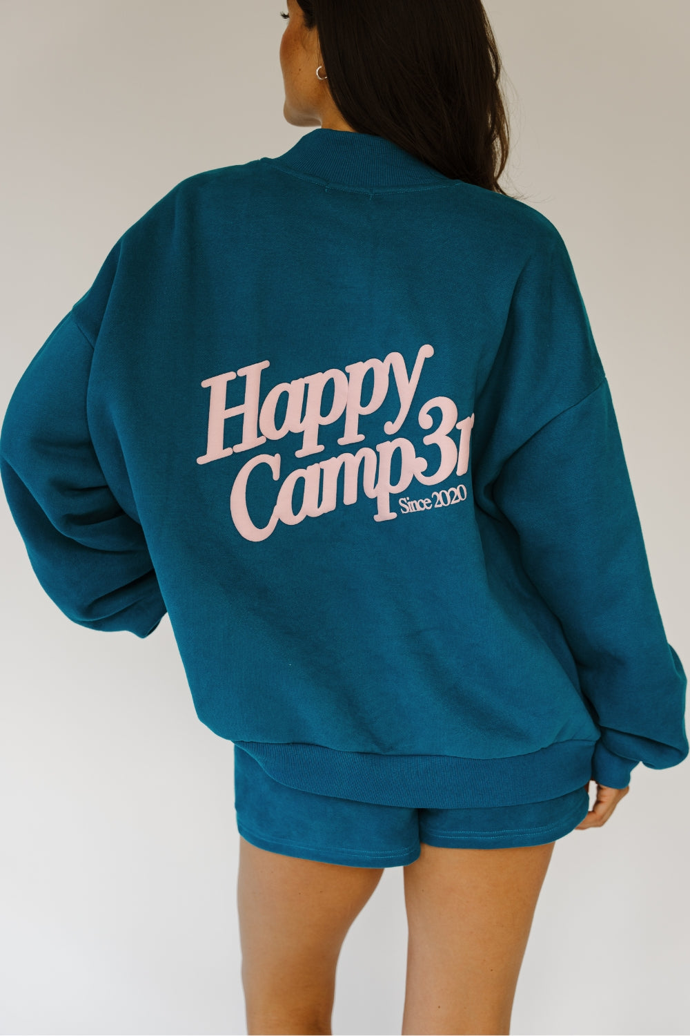 Puff Series Mockneck - Crystal Teal