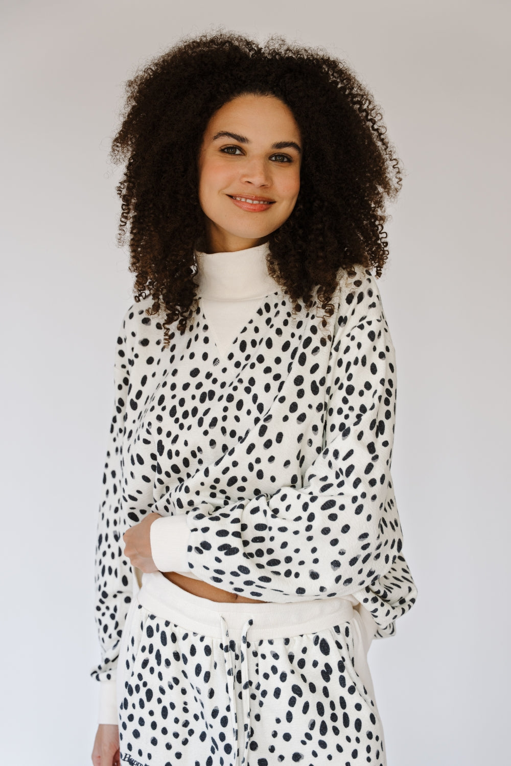 Dalmatian Darling Lexi Mockneck
