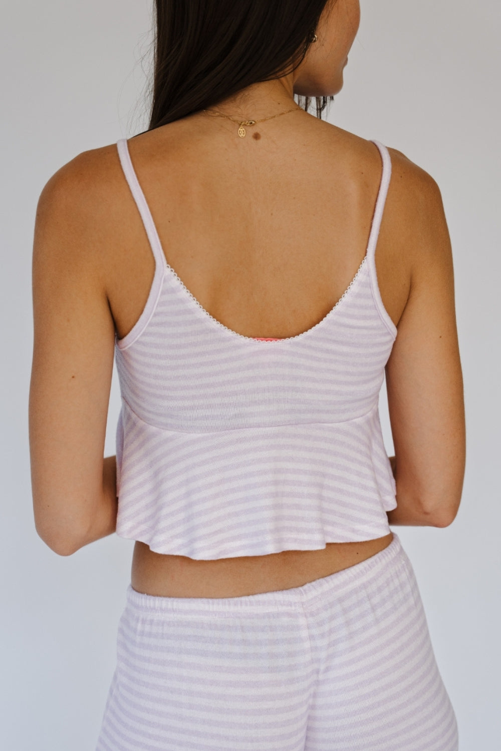 Lilac Stripe Taylor Top