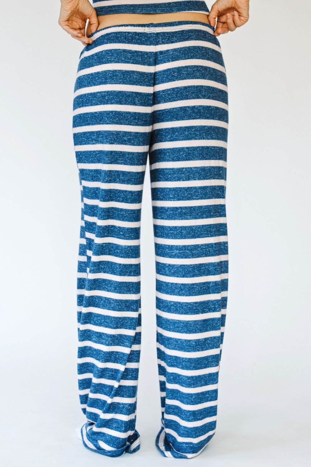 Blush Navy Bands Liz Bottoms
