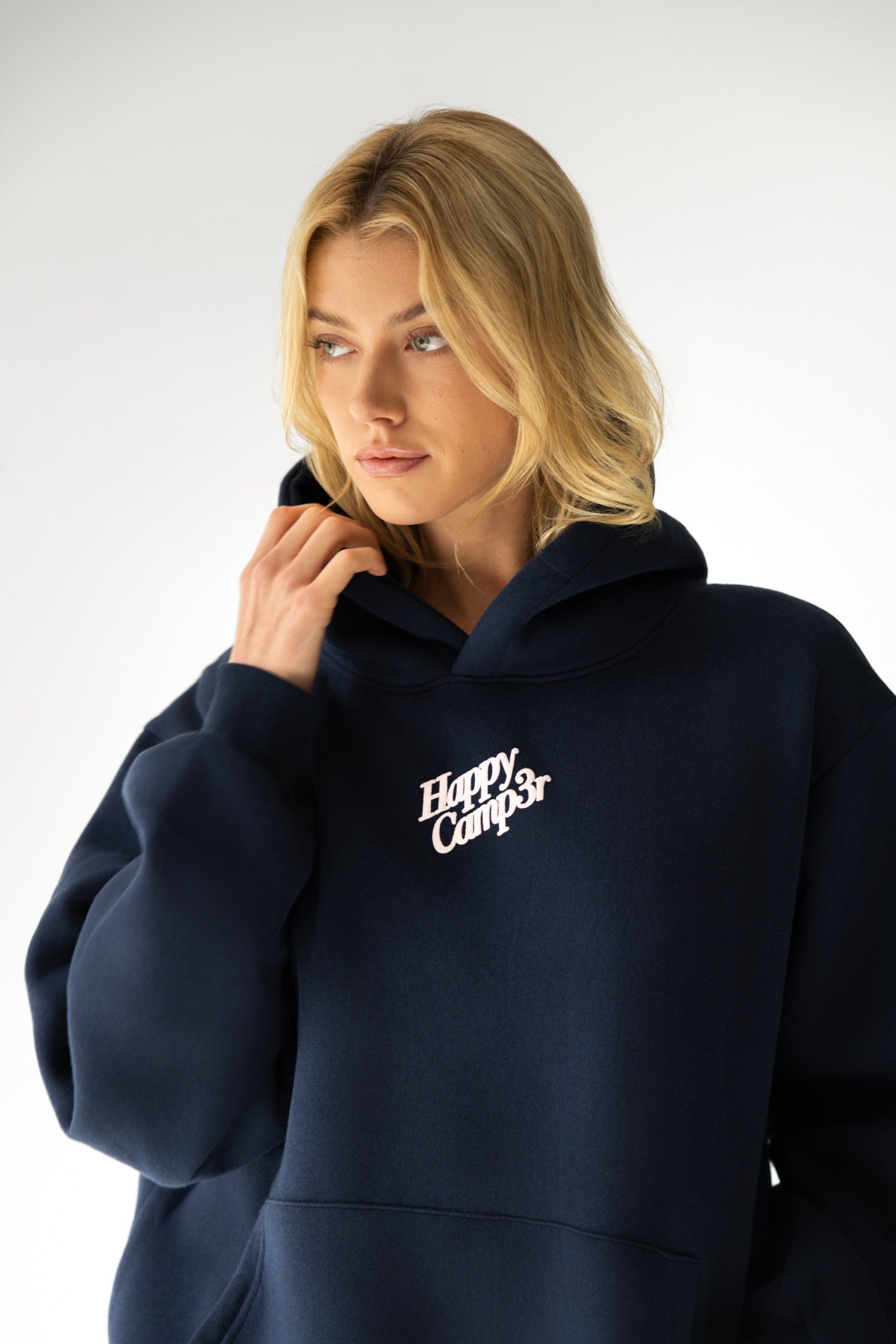 Navy Puff Series Core Hoodie
