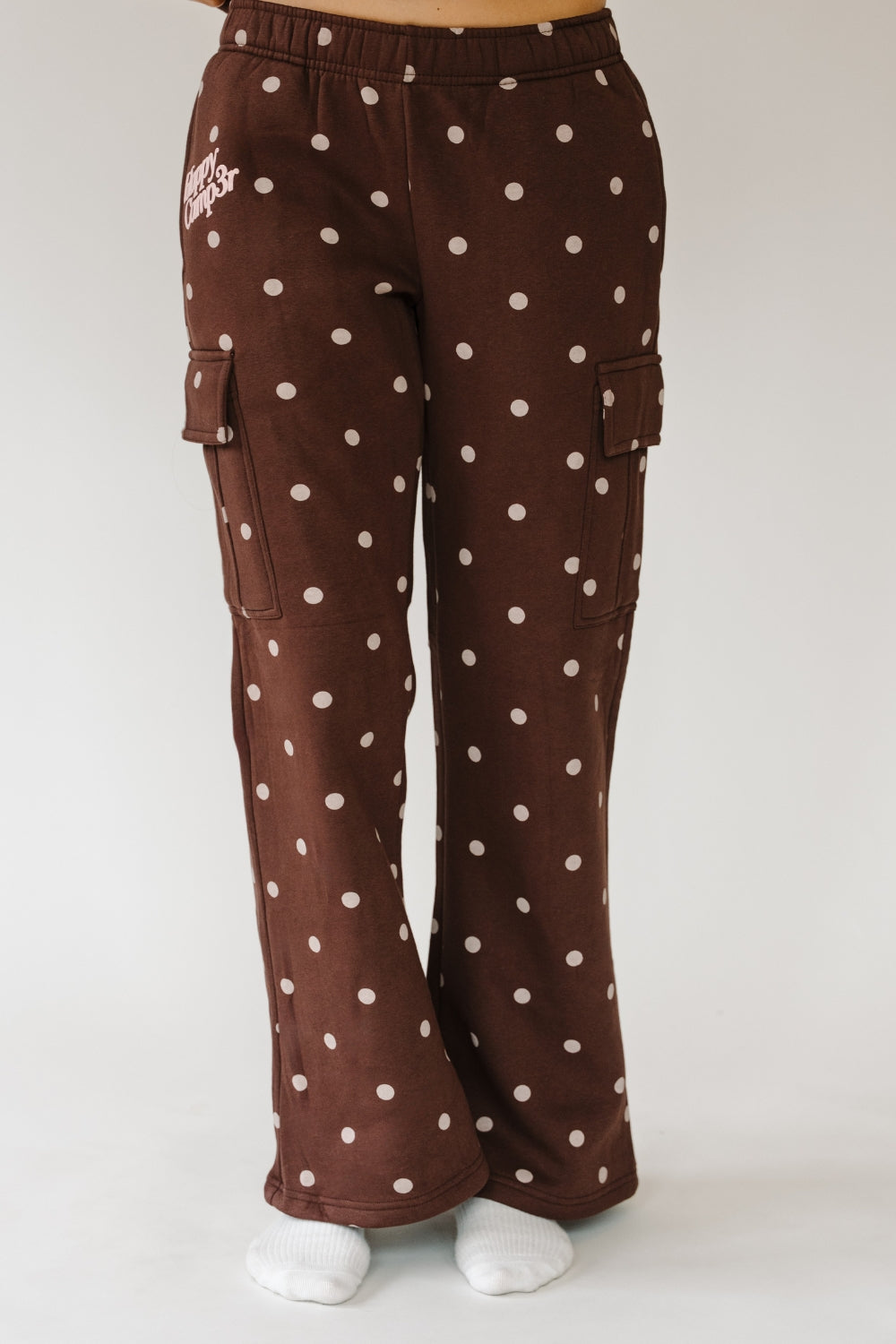 Cocoa Dot Cargo Sweatpants