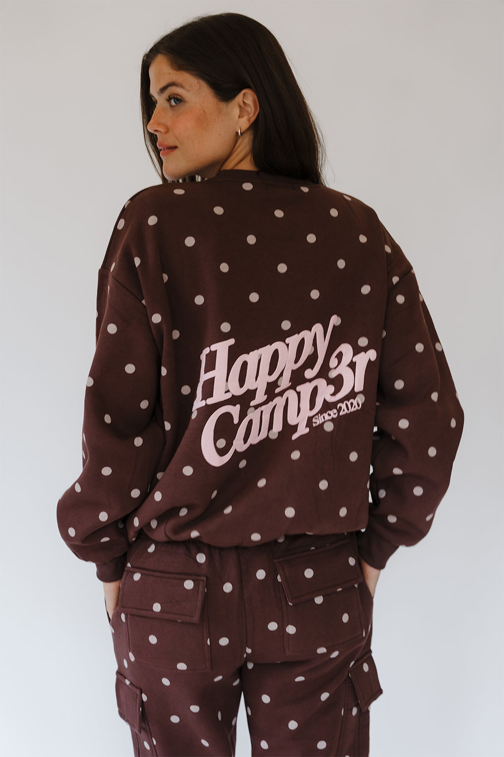 Cocoa Dot Crewneck