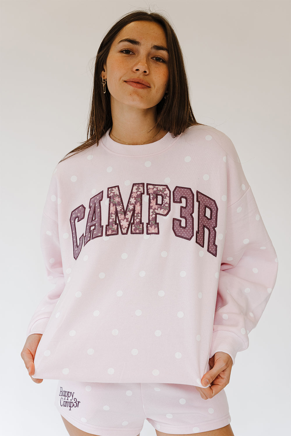 Pink Sprinkle Camp3R Crewneck