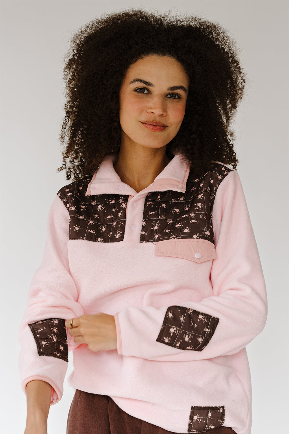 Cocoa Blush Henley