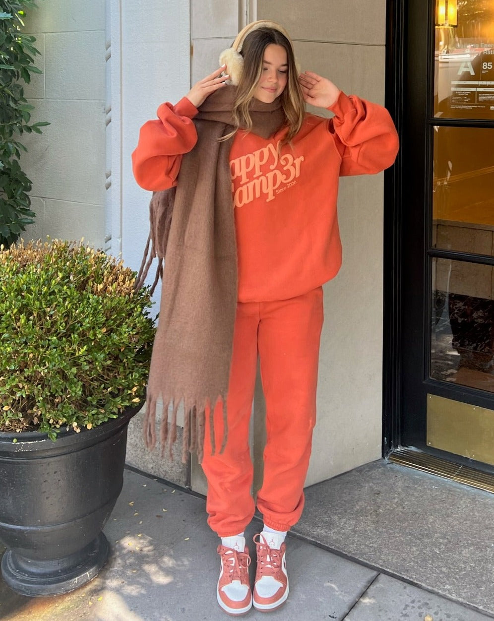 Pumpkin sweatpants discount