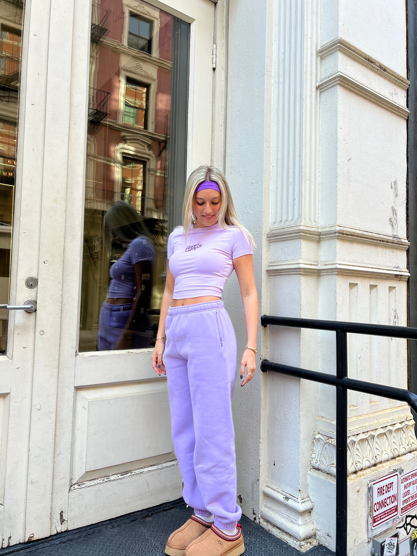 Puff Series Sweatpants - Grape