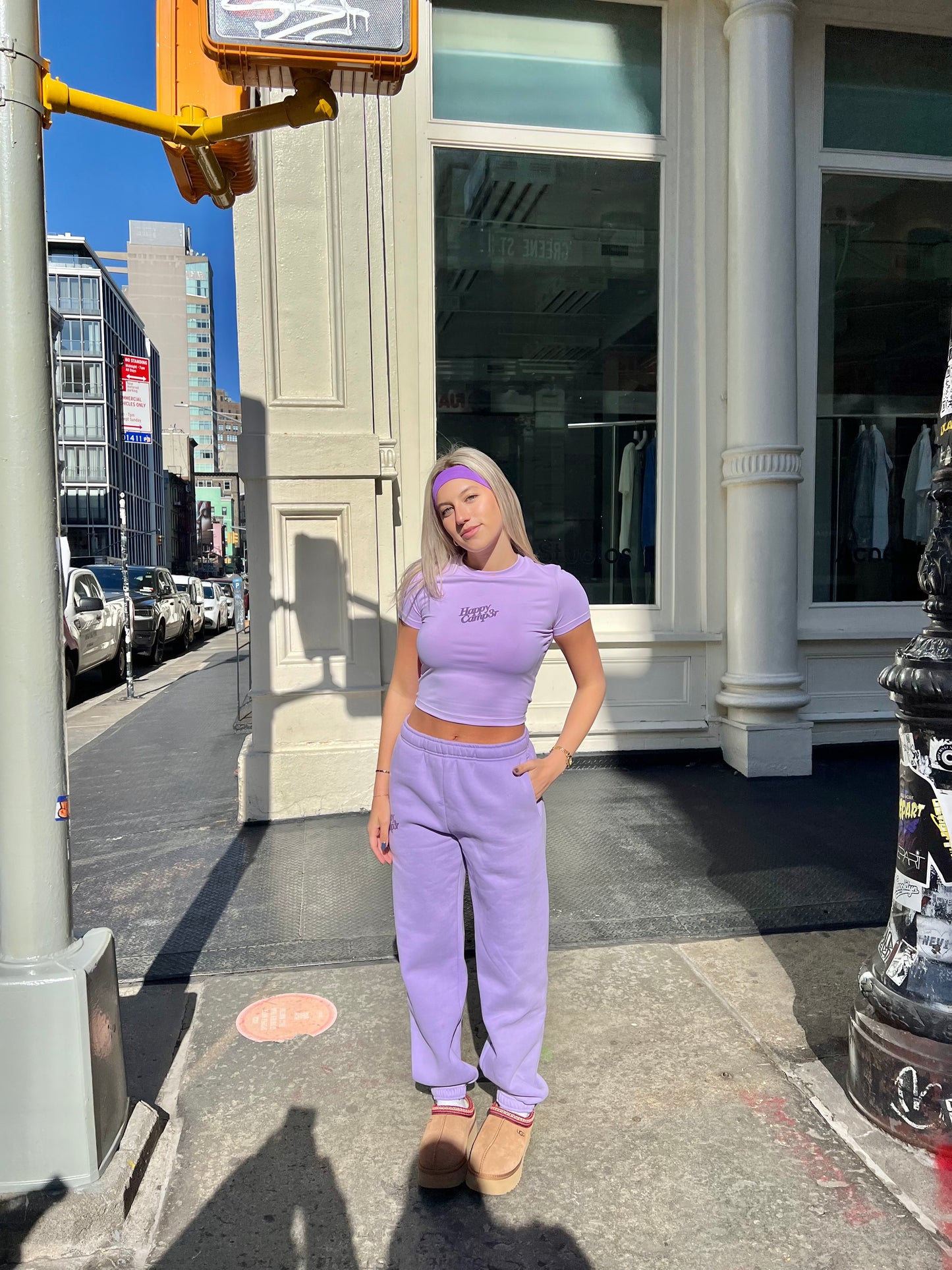 Puff Series Sweatpants - Grape