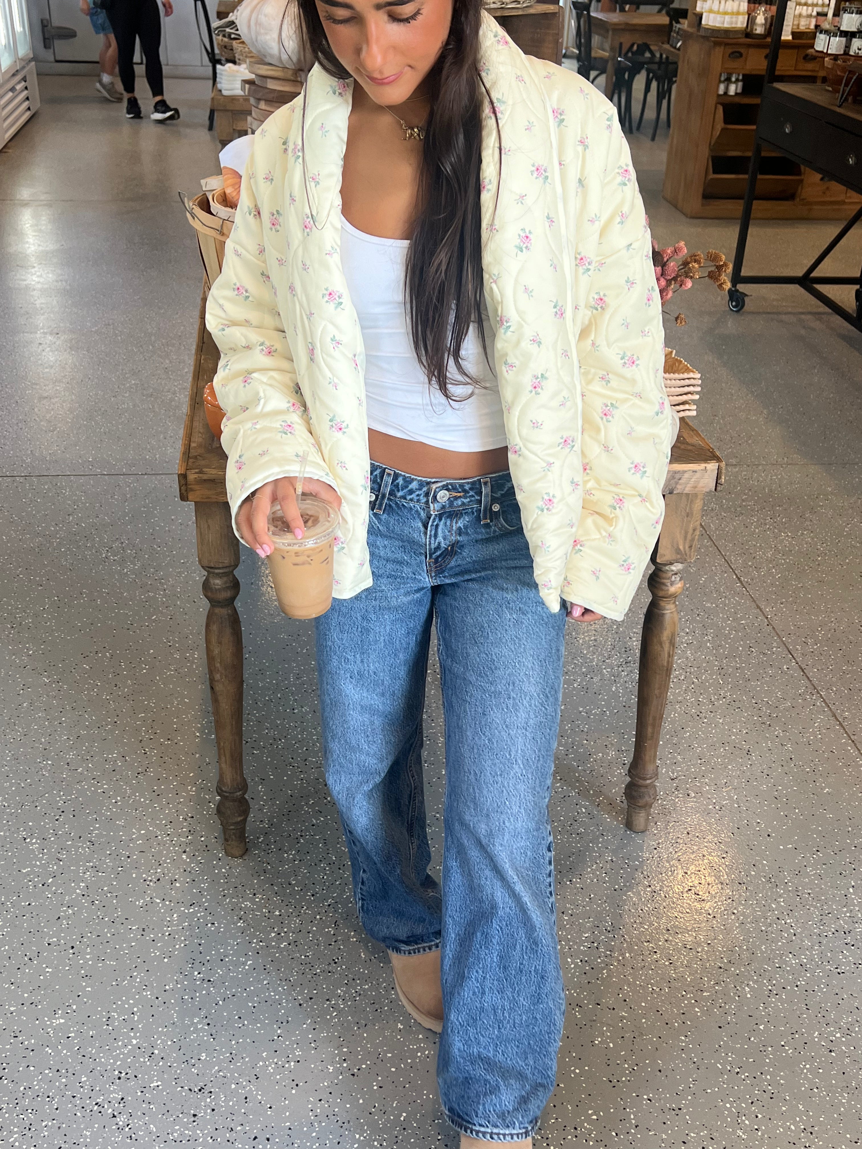好評 Vintage Jacket Oversized Flower ジャケット・アウター