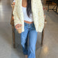 Vintage Flower Oversized Jacket