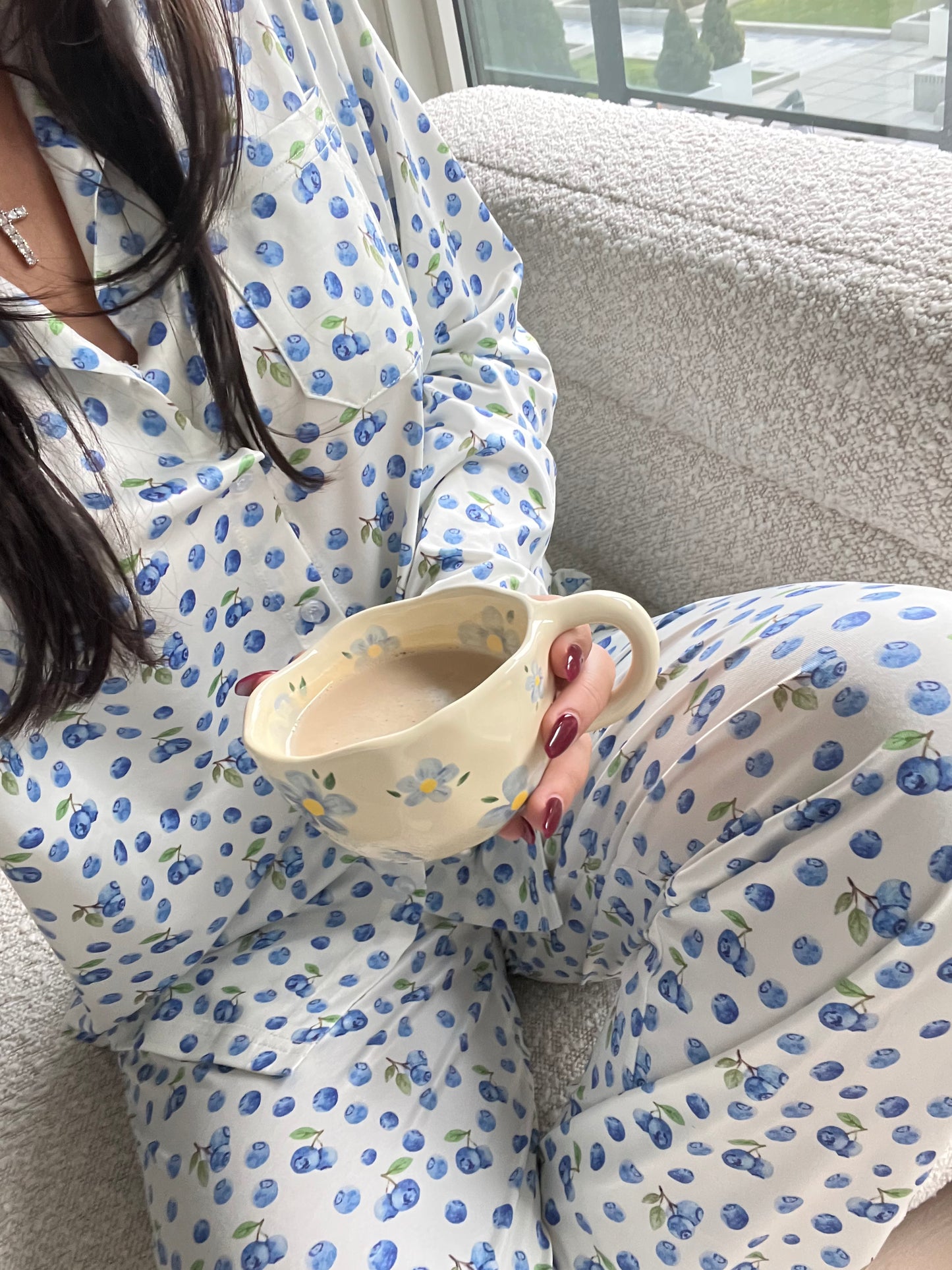 Blueberry Bliss Button Down