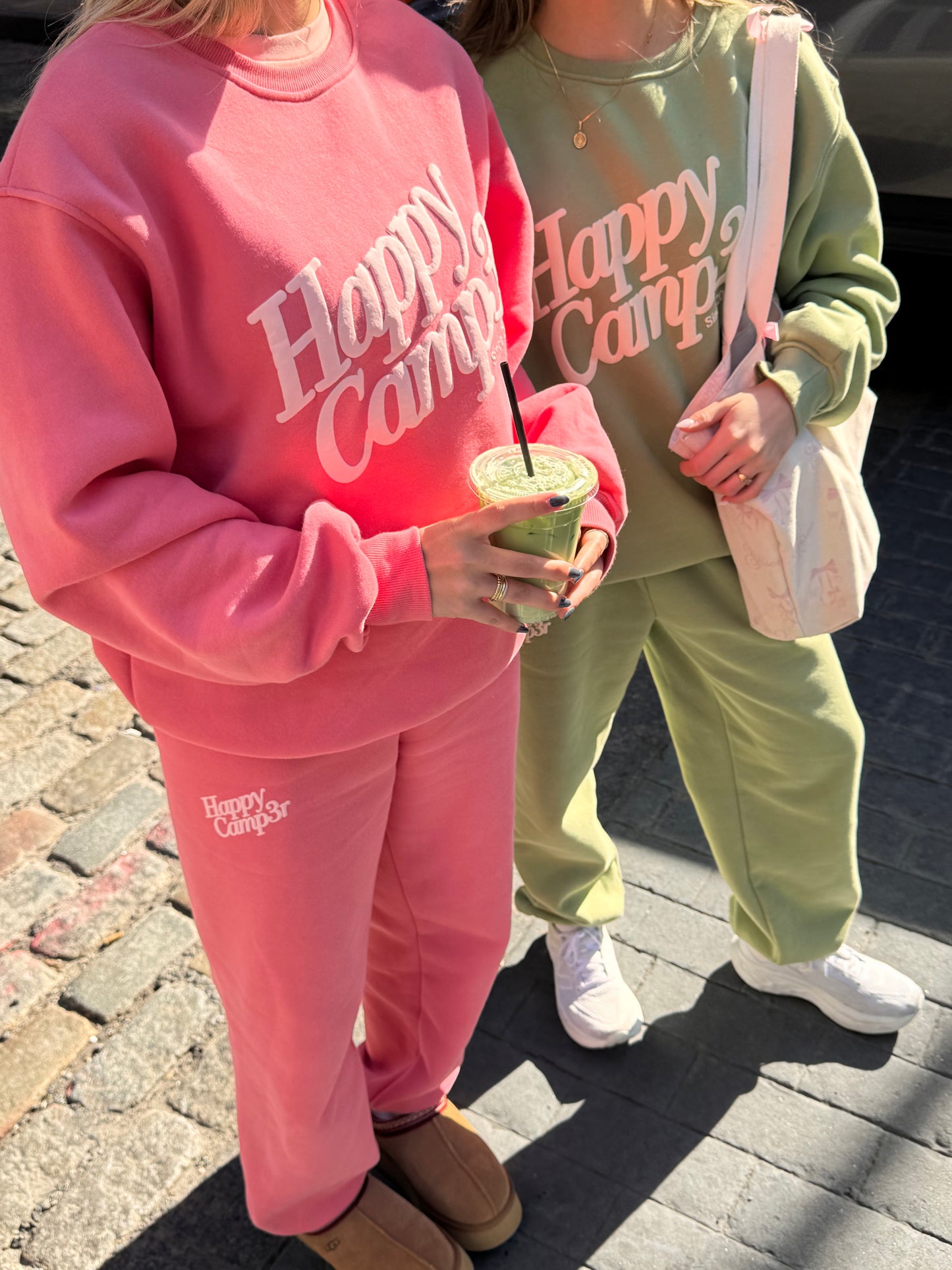 Puff Series Sweatpants - Strawberry Milk