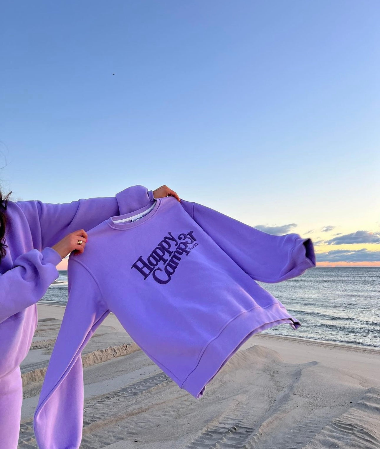Puff Series Crewneck - Grape