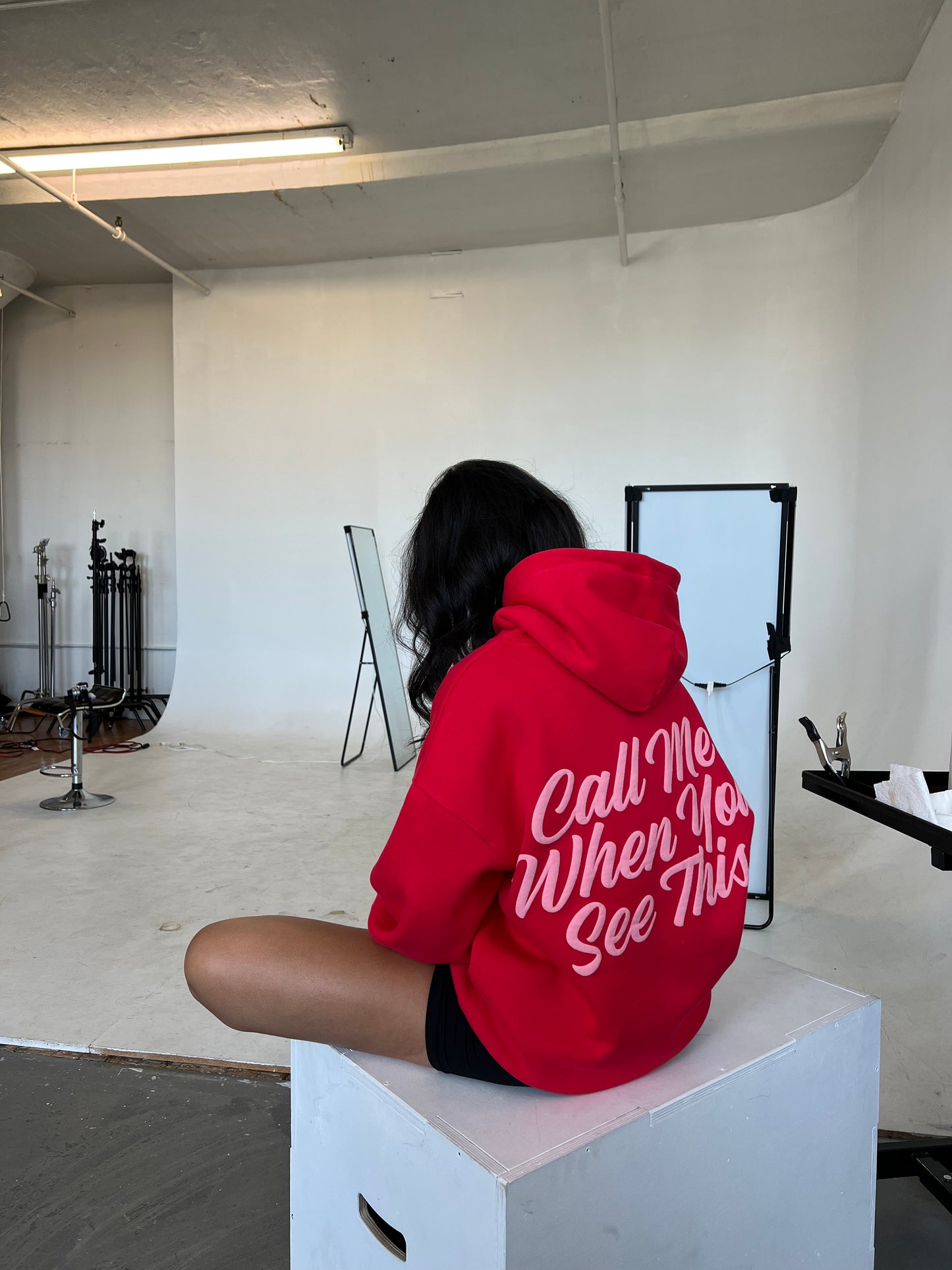 Call Me When You See This Hoodie - Lost Cherry