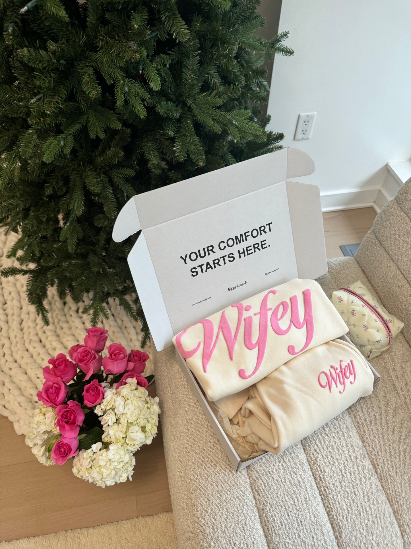 Wifey Sweatshirt - Sugar Cookie