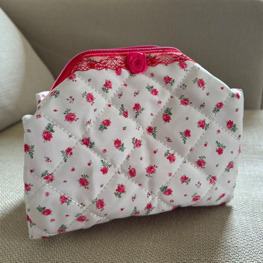 Red Roses Cosmetic Pouch