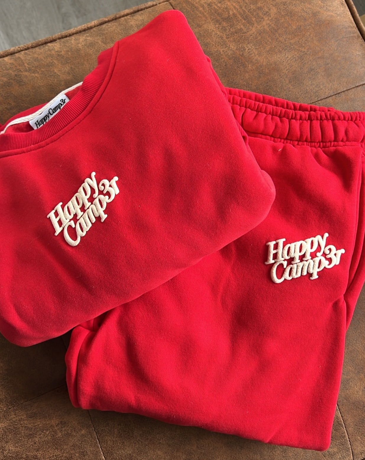 I'll Always Love You Sweatpants - Candy Cane Red