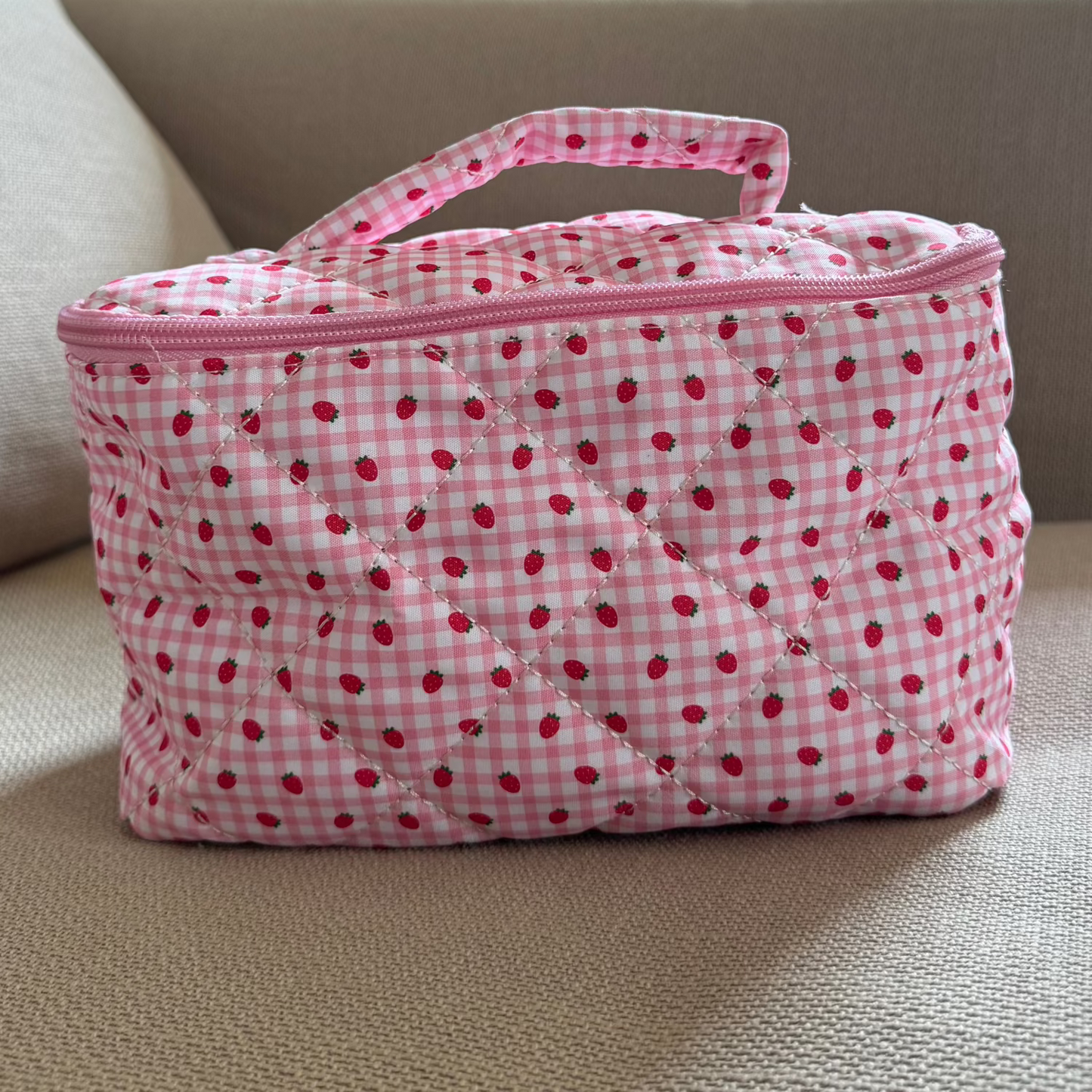 Strawberry Milkshake Grande Cosmetic Pouch