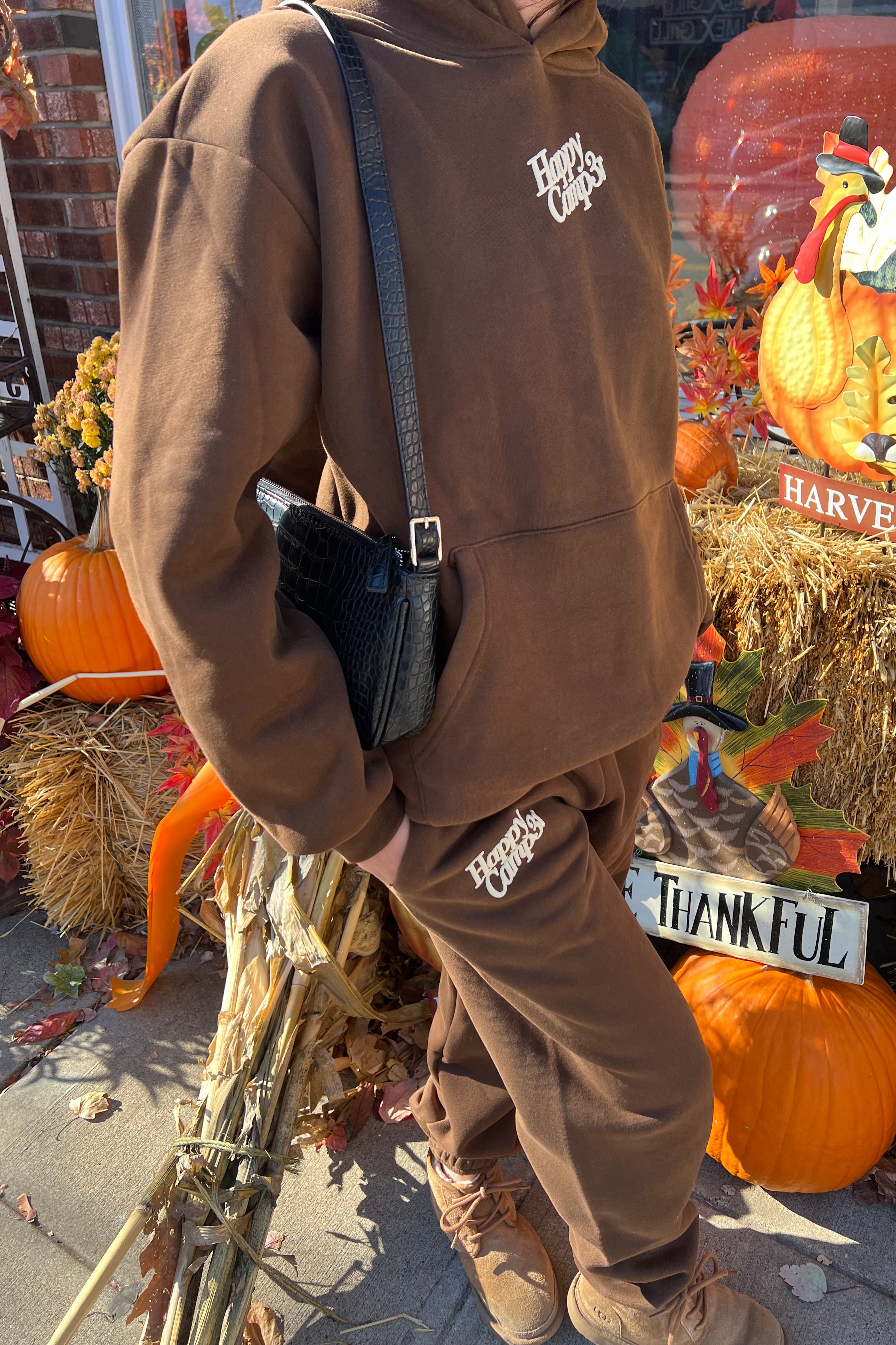 Puff Series Sweatpants - Chestnut Brown