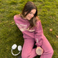 The Pursuit of Human Greatness Sweatpants - Sugar Plum