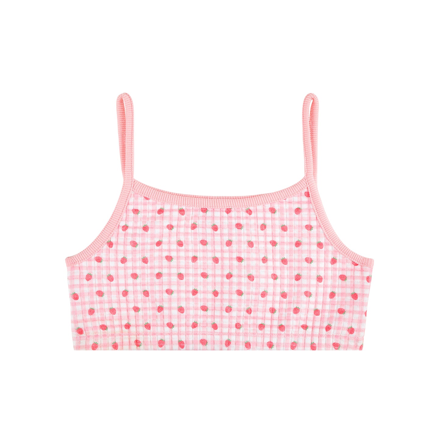 Quilted Tank Top - Strawberry Milkshake