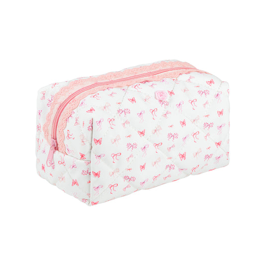 Pink Bows Cosmetic Pouch