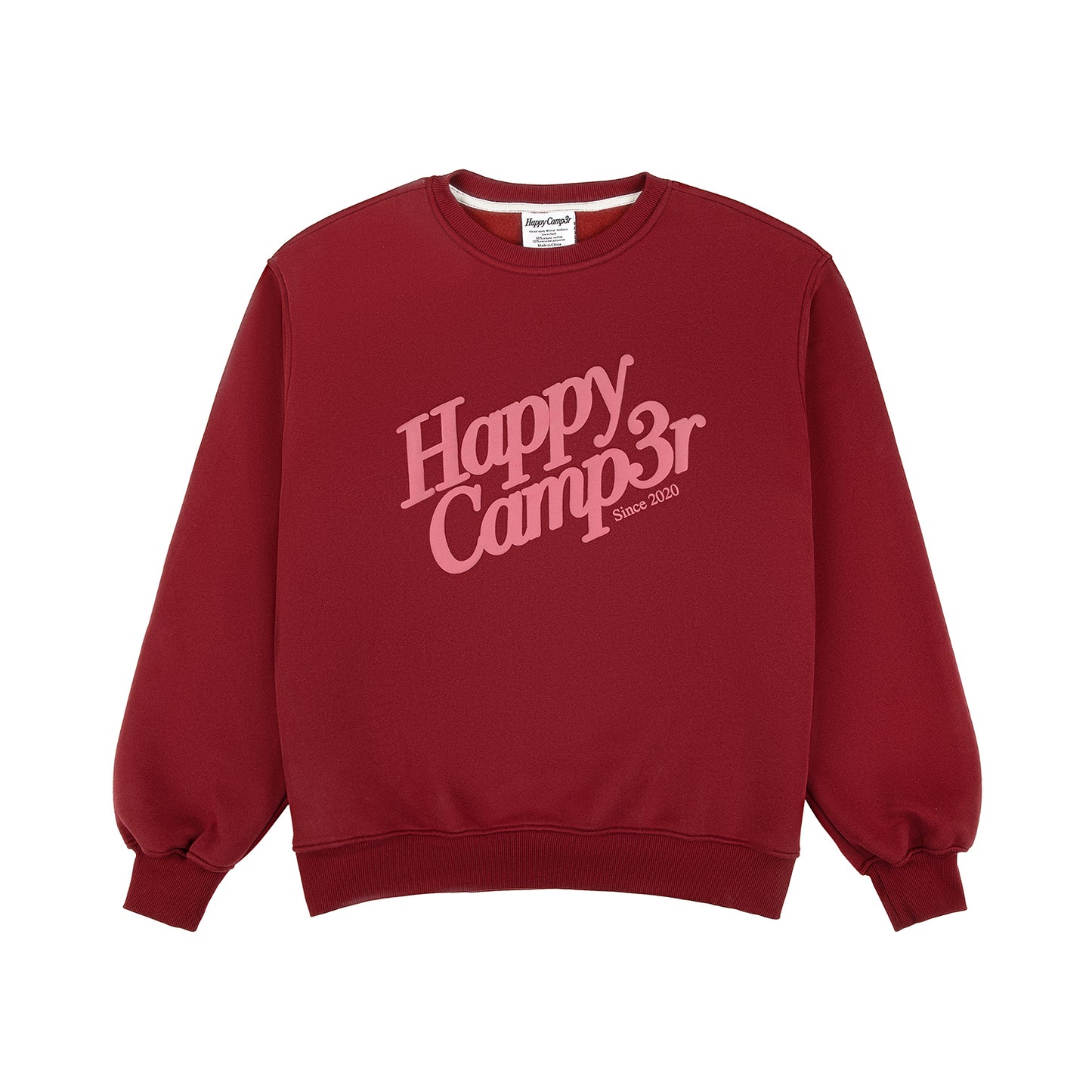 Puff Series Crewneck - Burgundy