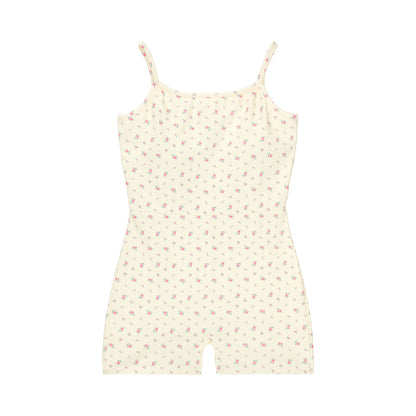 Vintage Flower Active Romper